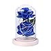 Produktbild LED Beauty Rose & Beast Batteriebetriebene Zwei Rote Blume Lichterkette Dome Lampe Valentinstag Geburtstagsgeschenk Dekoration (Color : Blau)