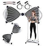 Waist Twister Ab Machine – Ab Twister Board for Exercise, Core & Waist Twisting Fitness Tool, Quiet Twist Exercise Machine with All-Metal Anti-Slip Footrest, 500 lbs Capacity, Home Gym Equipment