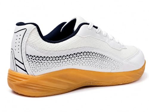 Image of ATHCO Mens Nimble Badminton Shoes for Men - Non-Marking, Anti-Skid Indoor Court Shoes | Lightweight, Breathable & Durable | Ideal for Squash, Volleyball, Basketball & Table Tennis