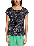 edc by ESPRIT Damen 992CC1K323 T-Shirt, 003/BLACK 3, XL