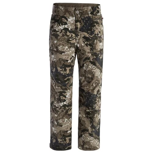 Pnuma Outdoors Vintis Pant, Caza Camo, Fleece with PNUMABLOCK, Insulated, Water-Repellant, Odor-Blocking (VT-PT-OV)