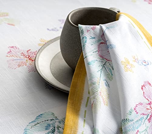 Maison D' Hermine Napkin 100% Cotton 20 Inch X 20 Inch Dinner Napkins, Decorative Washable Cloth Napkin Set Of 4 For Gifts, Dining, Buffet Party & Camping, Paradise Island - Spring/Summer #TOP3