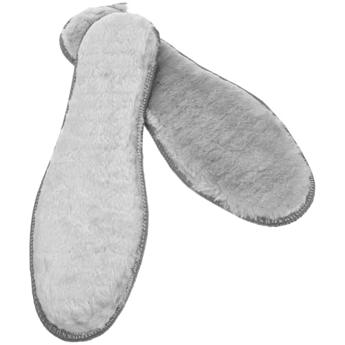 4 pares plantillas térmicas de peluche para mujer talla 42 gris