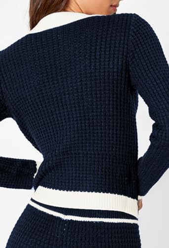 Viottiset Women's 2 Piece Outfits Sweatsuit Set Long Sleeve Button Sweatshirt Wide Leg Sweatpants Lounge Set Tracksuit3