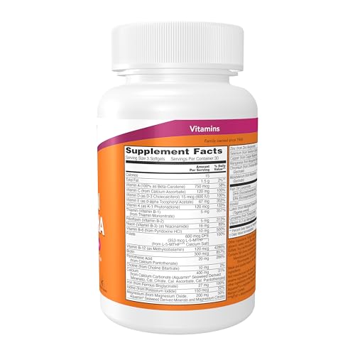 Image of NOW Supplements, Prenatal Gels + DHA with 250 mg DHA per serving, plus Borage Oil (GLA), 90 Softgels