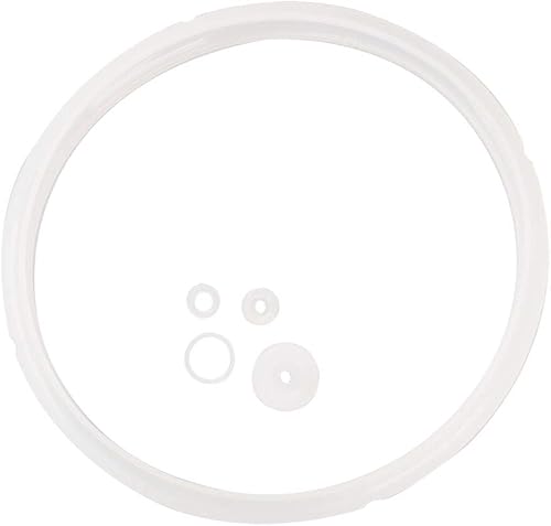 uxcell Anillo de sellado de junta de silicona para ollas a presión universales con accesorio, diámetro interior del anillo de sellado: 6.3 pulgadas,