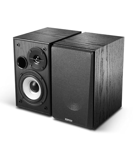 Edifier R990BT Bluetooth 5.4 Bookshelf Speakers, 2.0 Active Multimedia Speaker, 24W Output Power,...