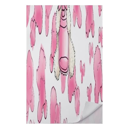 AQRJLPM Cute Poodle Quick Dry Towel Cold Fabric Workout Sweat Towels Highly Absorbing Odor-Free Travel Towel for Hot Yoga Tennis Running Exercise Working Out Camping
