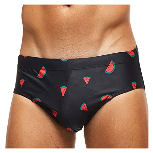 Bikini slip de baño para hombre y bañadores cortados tipo trunks de natación en playa