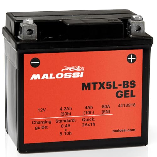Batería Gel MTX5L-BS YTX5L-BS E-TON Beamer II 2T (PN2B) 50 2005 2006