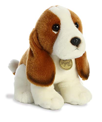 Pelúcia Cachorro Raça Basset Hound 22cms da Série Miyoni Aurora