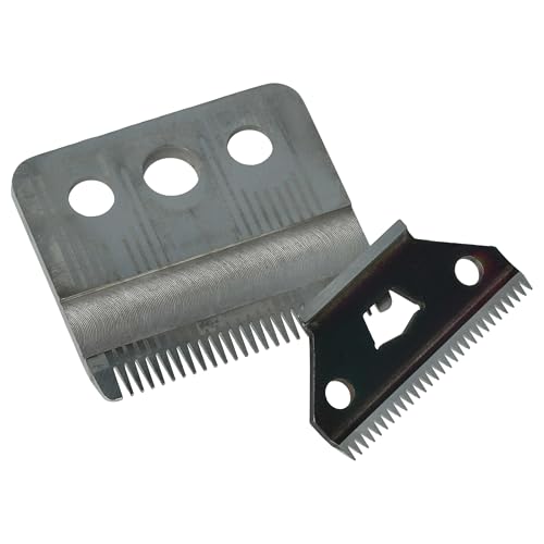vhbw 2x set (1x cuchilla grande, 1x cuchilla de precisión) reemplaza Moser 1401-7600 para cortarpelos