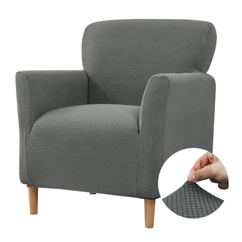 Funda de sofá elástica 1 plaza antideslizante protector ajustable de muebles 2