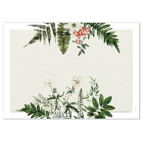 Set de table en papier Greenhouse A3 x48 | Sous-main fleuri jetable - 5