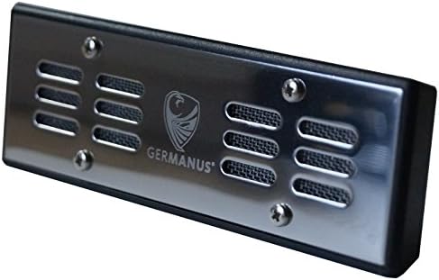 GERMANUS Humidor de Puros Humidifcador - Plata