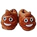 Poop Emoji Hausschuhe Winter schuhe Cartoon Plüsch Hause Pantoffeln Universalgröße 35 - 39 Plüsch Baumwolle Hausschuhe Unisex Herren und Damen Kostümschuhe für Erwachsene Witziges Geschenk für Weihna