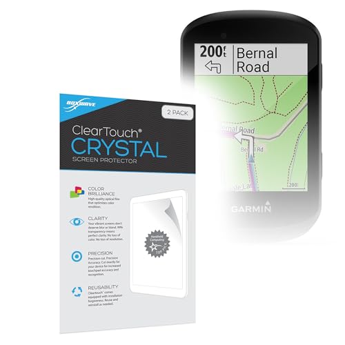 Protection d'écran pour Garmin Edge 830 BoxWave ClearTouch Crystal lot de 2