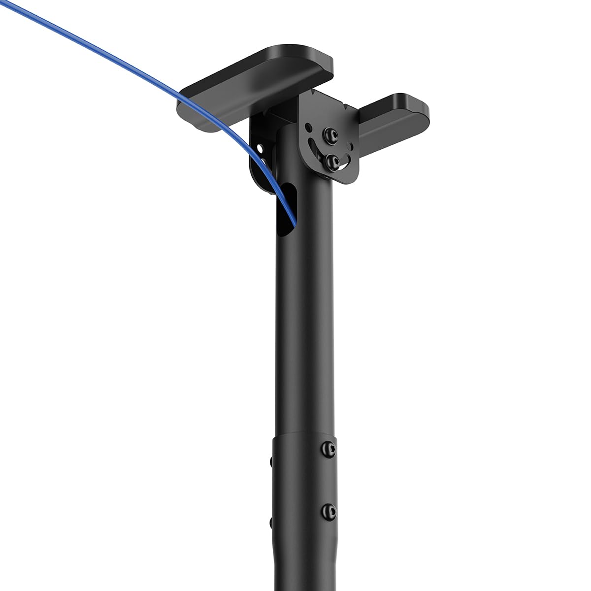 My Wall Supporto mobile per TV da soffitto – HD8L, supporto da soffitto per TV da 43"-86", girevole e inclinabile, asta telescopica, max. 60 kg, supporto da soffitto per TV per soffitti piatti e
