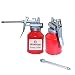 boeray 2 pcs 8OZ Capacity(250ML) High Pressure Pistol Hand Feed Oil Spray Gun Pump Bottle Oiler Can