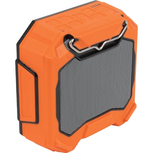 KLEIN TOOLS AEPJS3 Bluetooth Jobsite Speaker with Magnet and Hook, 20-Hr Run Time, Charge Via USB A or C, Pair Multiple Speakers via Broadcast, Hands Free Capable - image 9
