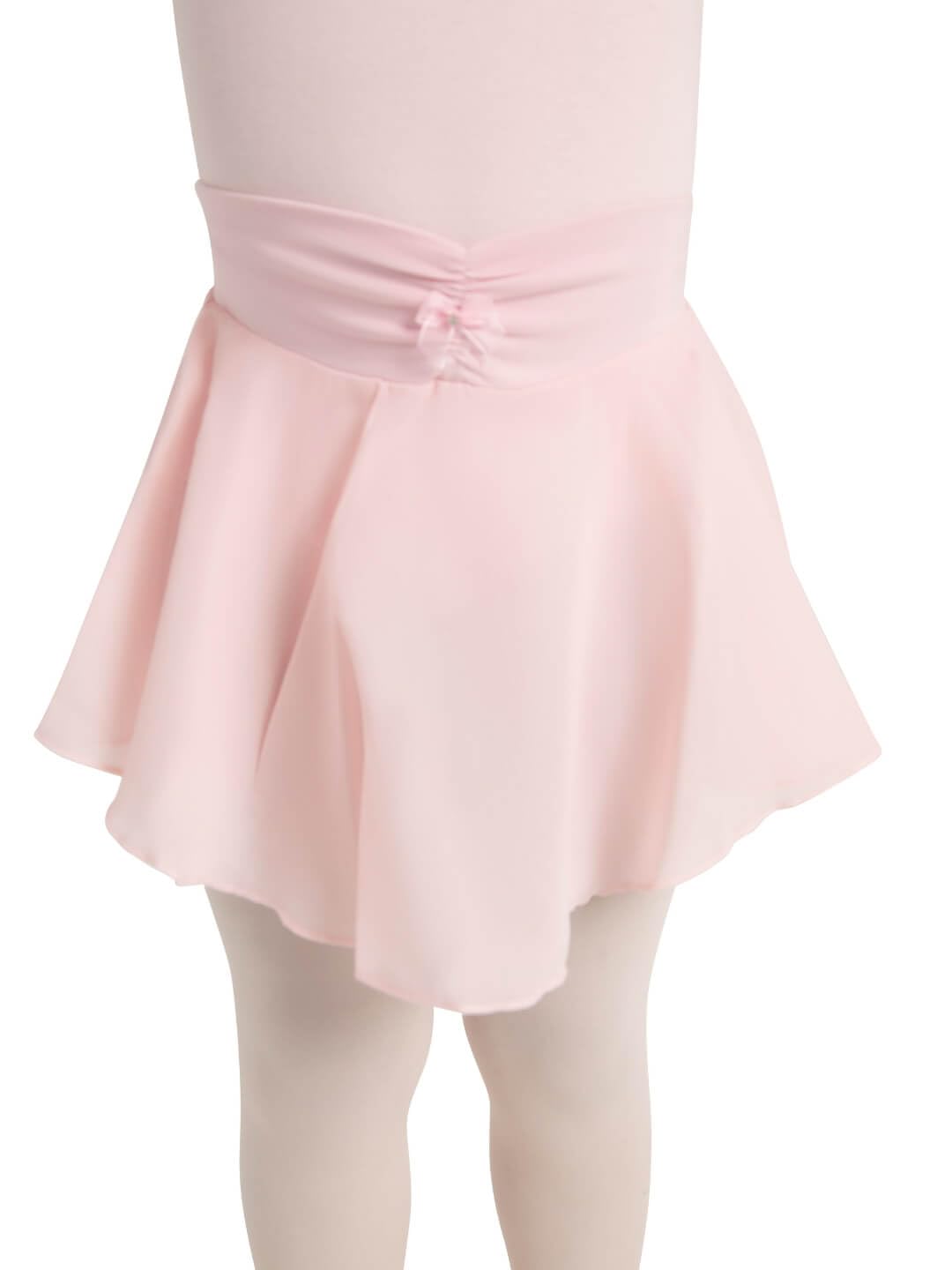Falda de danza rosa infantil para clases de nivel intermedio y ensayos 5