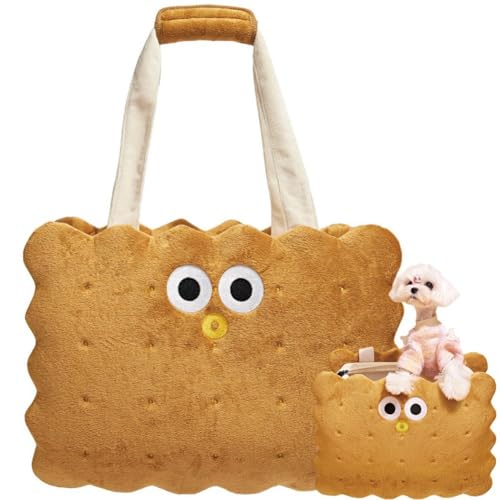 Bolsa para llevar mascotas pequeñas con tierno estampado para pasear juntos 2