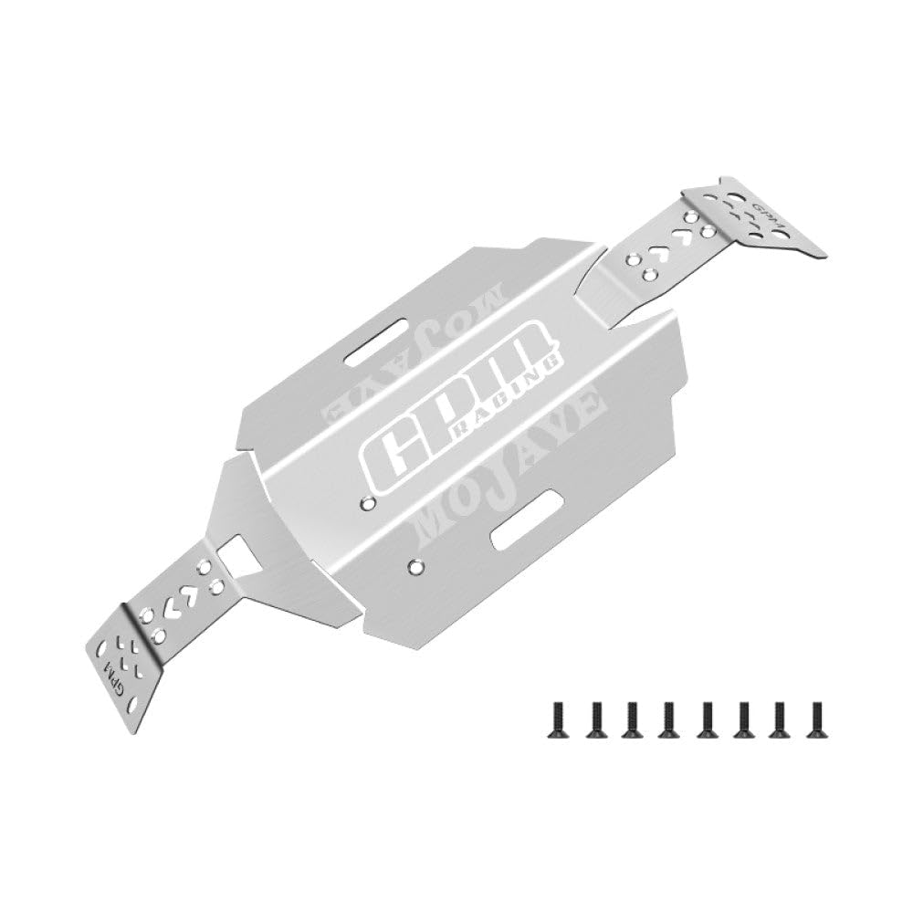 GPM Stainless Steel Chassis Skid Kit For Arrma 1/16 MOJAVE GROM Desert Truck Upgrade Parts