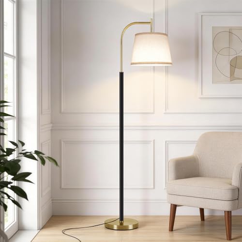 SUNMORY Wood Floor Lamp for Living Room, Mid Century Modern Standing Lamps