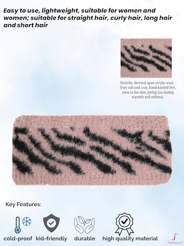 Image of FabSeasons Acrylic Woolen Skull Stretch Headband /Ear Warmer /Cap /Hair Accessory for Women & Girls for Winters