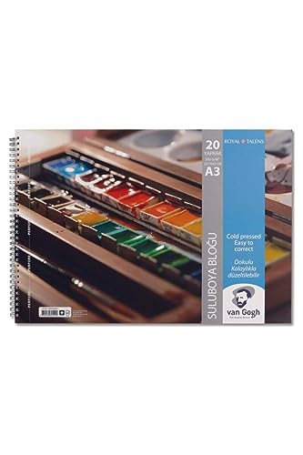 Van Gogh Bloque de acuarela 300 gr - A3 - 20 hojas en espiral