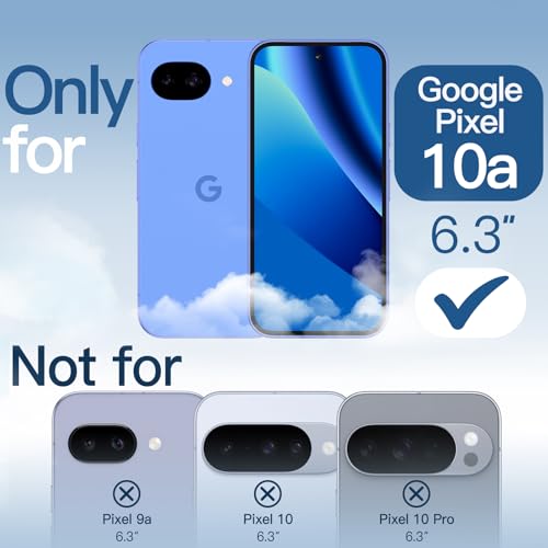Image of JETech Case for Google Pixel 10a, Anti-Yellowing, Lavender