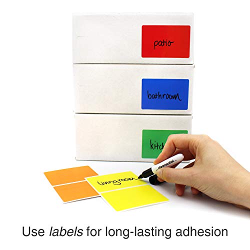 ChromaLabel Moving Buddy Kit ColorCode Label & Tape Pack, 150 Labels