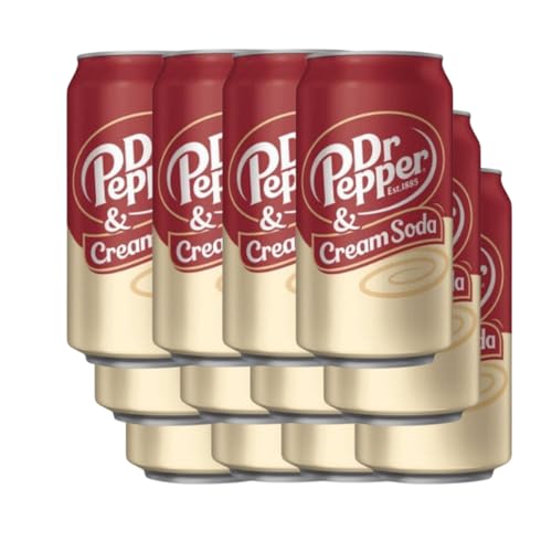 Dr. Pepper & Cream Soda 12er-Pack (12 × 355ml Dose) US-Version inkl. Pfand