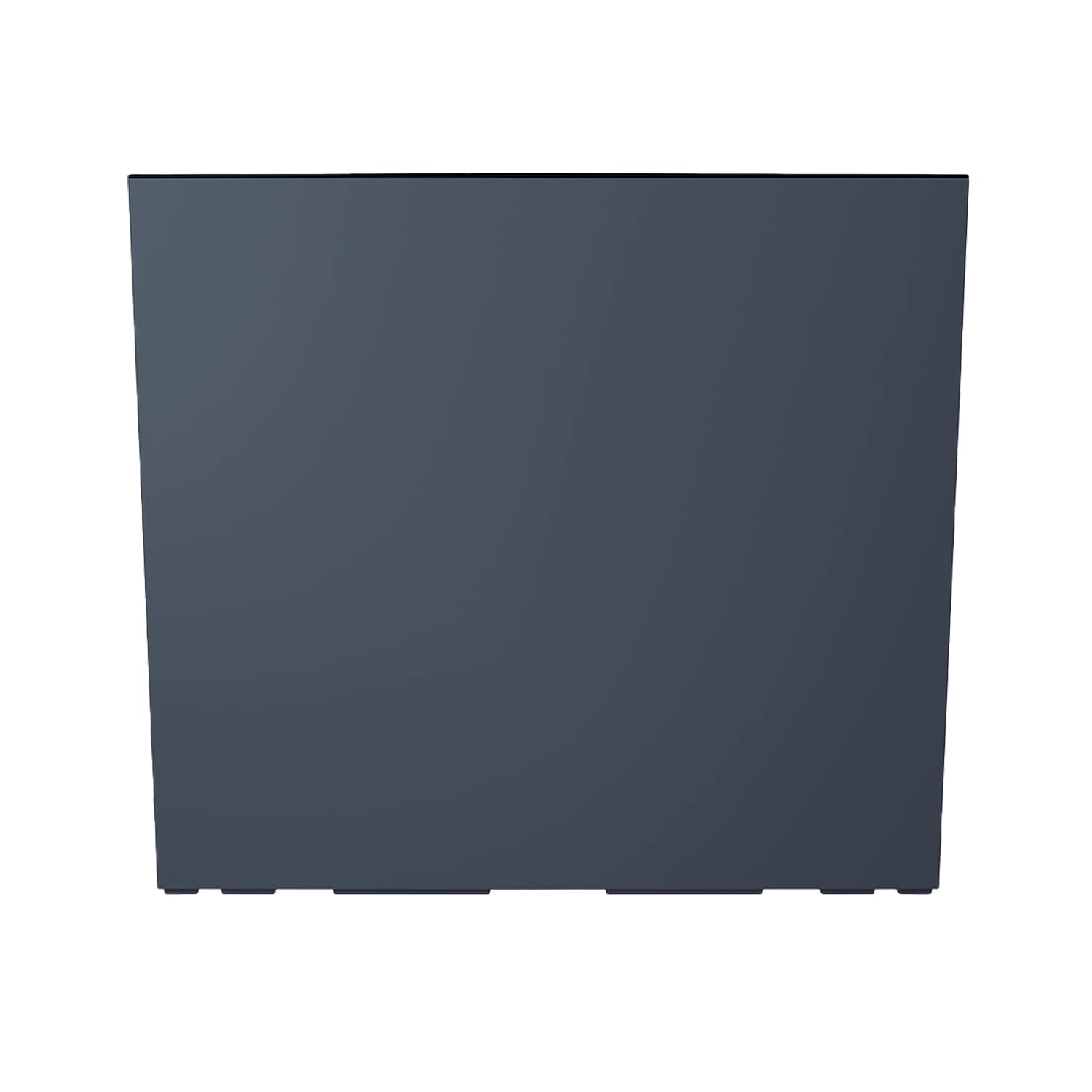 IMJ-Global Urbi Case T Lot de 3 pots de fleurs rectangulaires en plastique, 58 x 18 x 49,8 cm, au design moderne, pour intérieur et extérieur, noir, 44 L