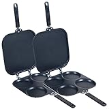 Chef Buddy Chef Buddy Perfect Pancake Maker - Set of Two Pans, Standard, Black