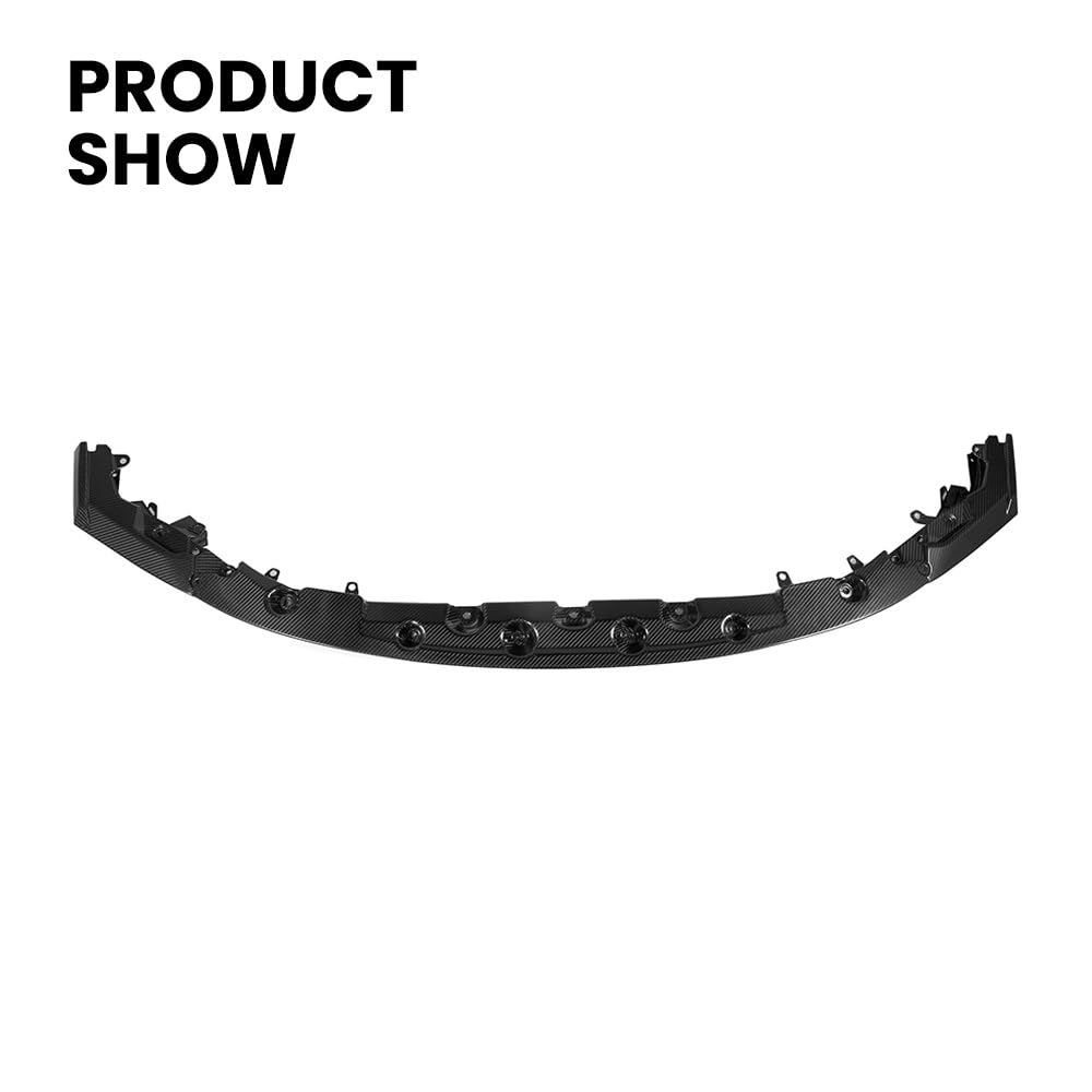 Uniwersalny spoiler Do BMW M3 G80 G81 M4 G82 G83 CS Dry | 2021 2021-INaReal Style-INaReal Carbon Fiber Włókno węglowe Przedni Dokładka przedniego zderzaka