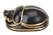 SUMMIT BY WHITE MOUNTAIN Egyptian Black Scarab Collectible Figurine