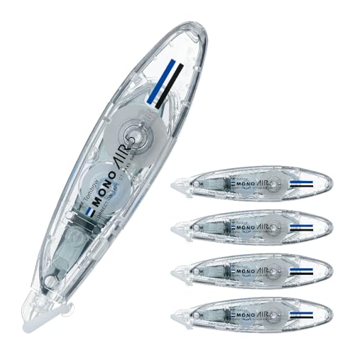 トンボ鉛筆 修正テープ MONO モノエアー ペンタイプ 詰替え式本体 (テープ幅5mm×6m) 5個 CT-PAX5-5Pのサムネイル