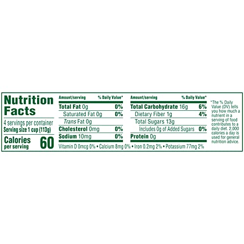 Del Monte Diced Peaches Fruit Cup Snacks In 100% Fruit Juice, 24 Pack, 4 Oz Cup #TOP6
