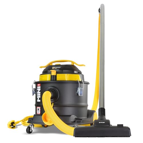V-TUF Mini HSV240 Wet & Dry M-Class Dust Extractor Commercial Industrial Garage DIY Vacuum Cleaner 15L Compact HEPA13 99.9% Filtration 800W 240v Avern