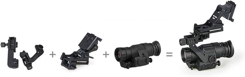 CANIS SPORT INC PSV-14 Rhino Mount Night Vision Goggles Mount NVG Mount Tactical Helmet Mount, Black, Medium : Sports & Outdoors