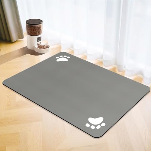 Napfunterlage Hund,Futtermatte Katzen Saugfähige...