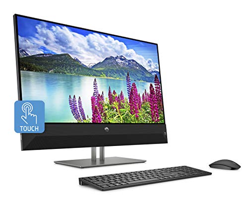 Image of HP Pavilion 24 All-in-One PC 23.8 inch Touchscreen, Intel Core i5-8400T, Intel UHD Graphics 630, 1TB HDD + 16GB Optane memory, 4GB SDRAM, Wireless Mouse and Keyboard, FHD Privacy Webcam, 24-xa0053w