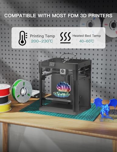 Image of PINBALL Silk Rainbow & Crystal Rainbow PLA Filament 1.75mm, 3D Printer Filament Fast Color Change, Fit Most FDM Printers, 250g Spool, 4 Rolls
