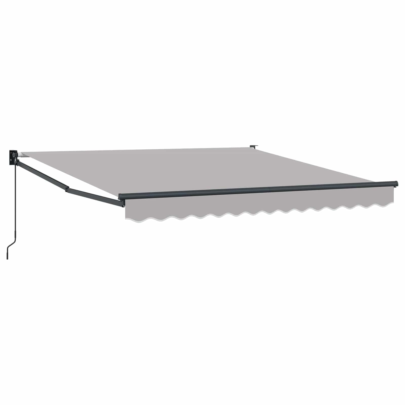 Store banne rétractable manuel en aluminium de qualité pour le jardin