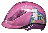 3 Ventilationsöffnungen KED Pina M Unicorn - 51-56 cm - inkl. RennMaxe Sicherheitsband - Fahrradhelm Reithelm Skaterhelm MTB BMX Kinder Jugendliche