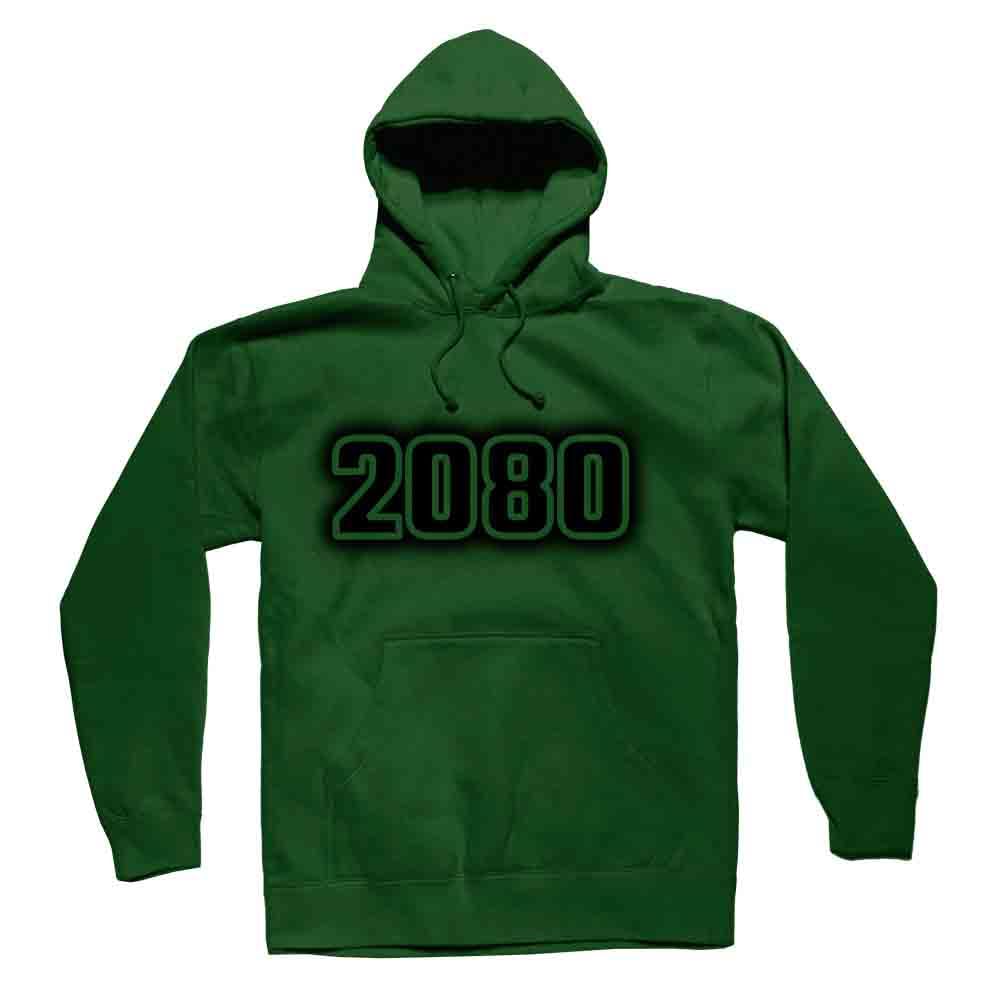 Hoodie 2080 premium coupe unisexe couleur olive haut de gamme