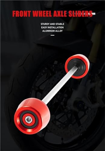 Patins protection essieu pour éviter rayures fourche Ducati