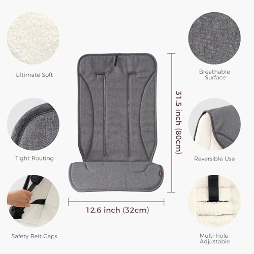 image for Momcozy Reversible Stroller Cushion | Universal Breathable Stroller Li