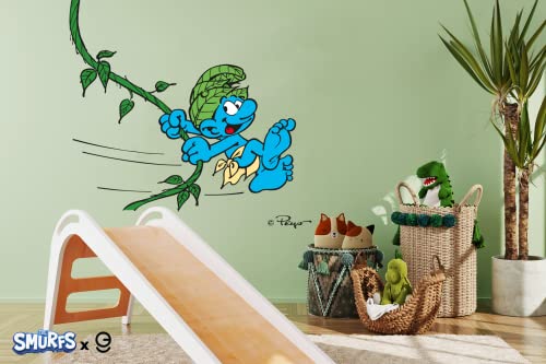 Vinilo decorativo The Smurfs para habitación infantil 50x53 cm miniatura 4
